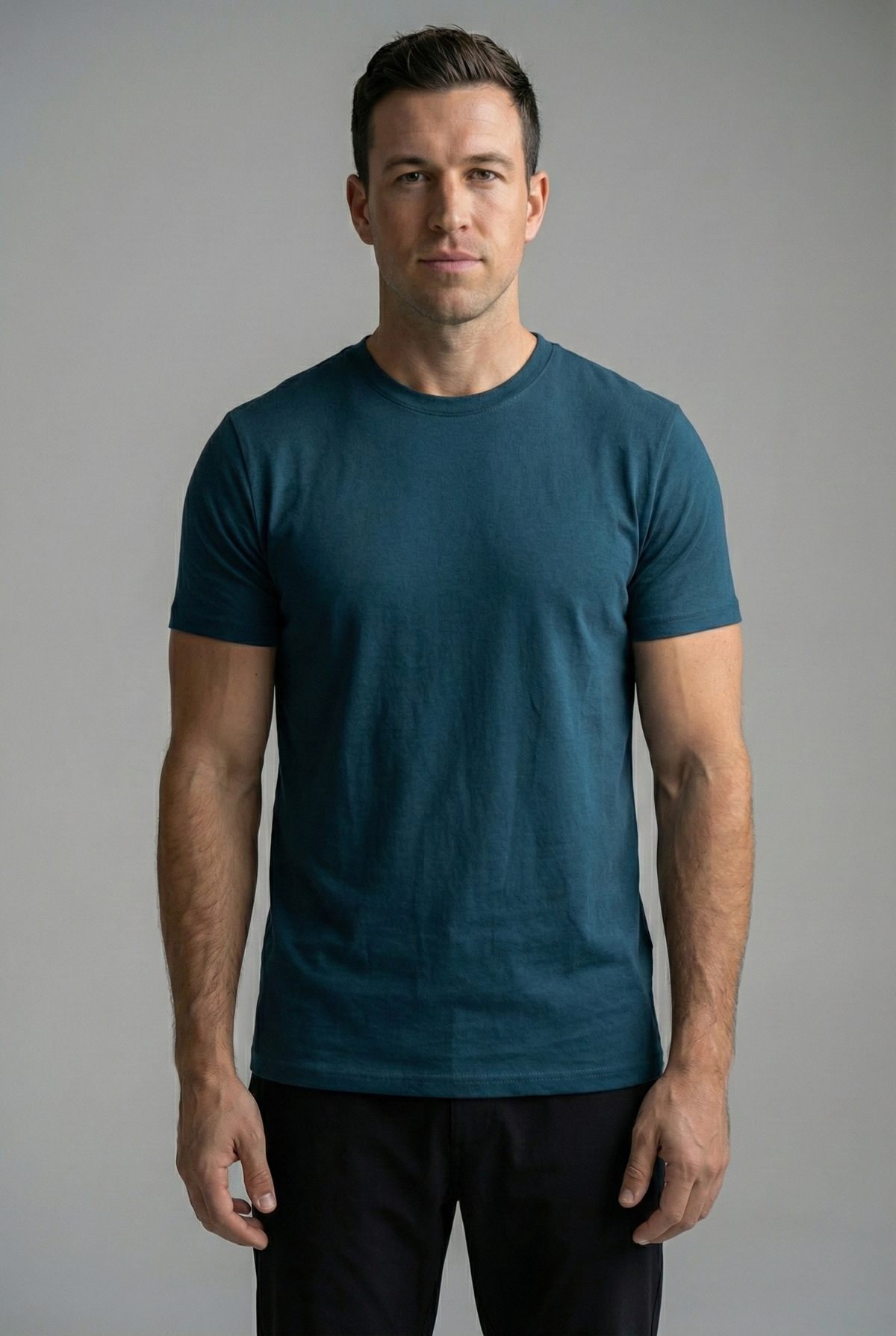 Pima Crew - Teal Blue