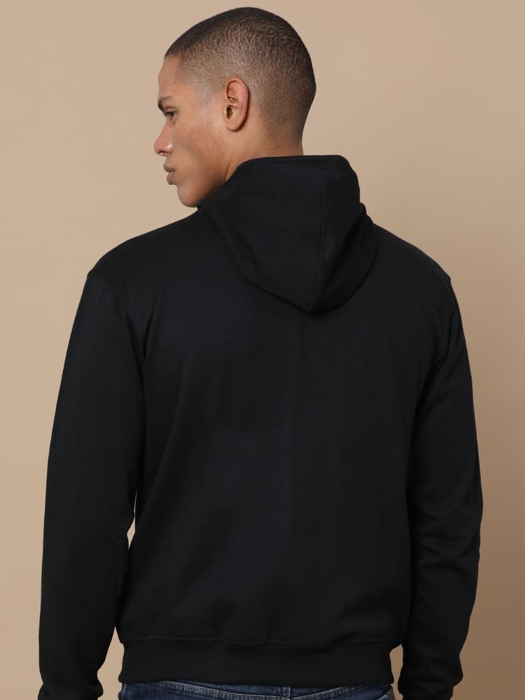 Sustainable Hoodie Jacket - Black