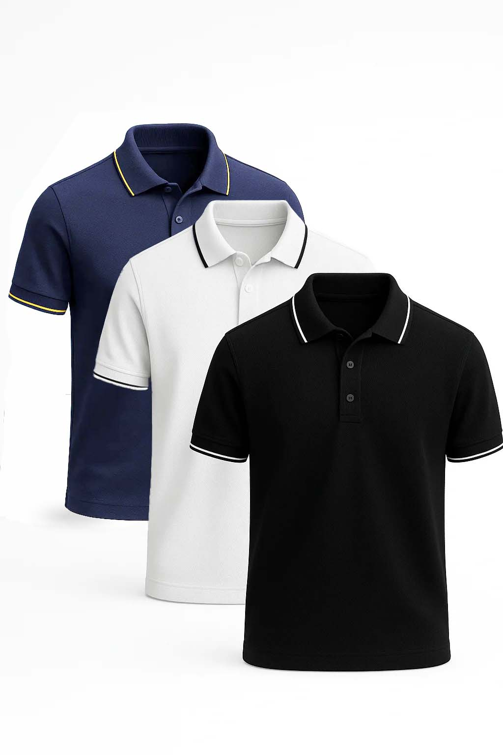Pima Polo T-Shirt - Pack of 3