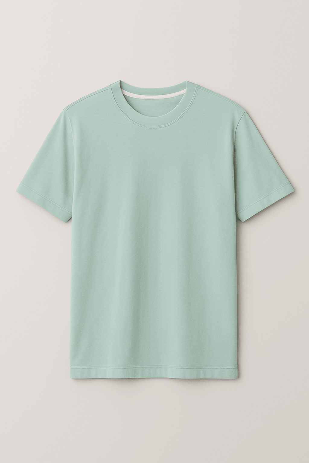 Pima Crew - Mint Blue