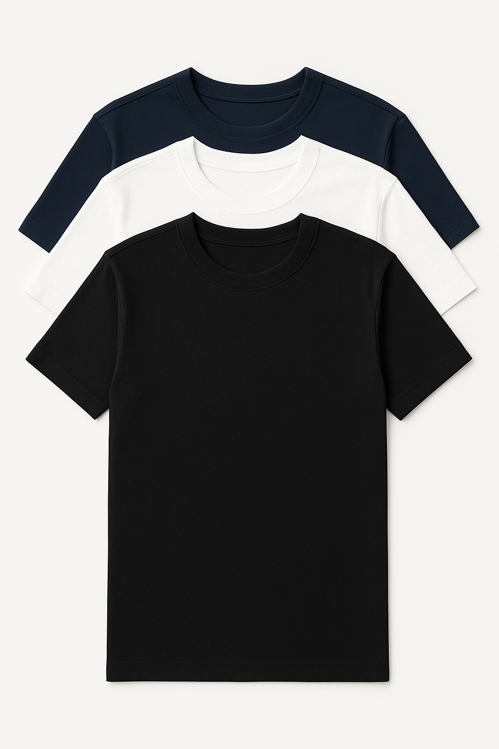 Pima Crew Neck T-Shirt - Pack of 3