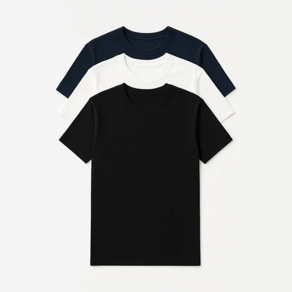 Pima Crew T-Shirt - Pack of 3
