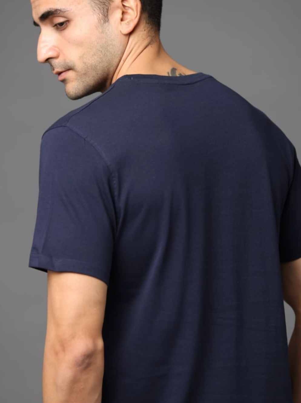 Pima Crew - Navy Blue