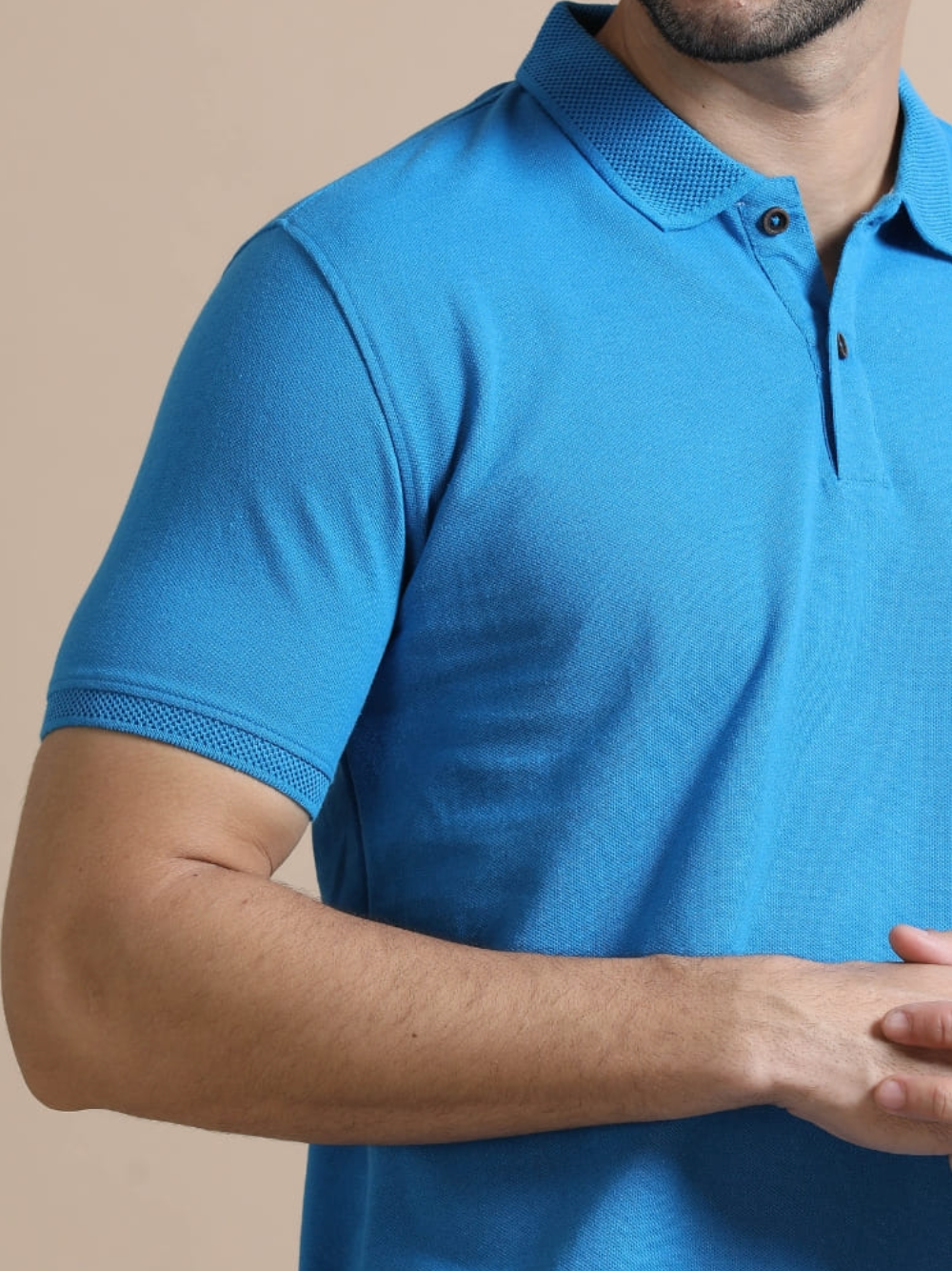 Sustainable Polo - Aqua Blue