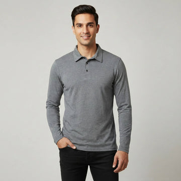 ThermoLayer Full-Sleeve Polo T-Shirt